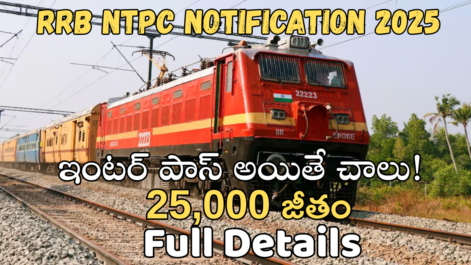 RRB NTPC Notification 2025