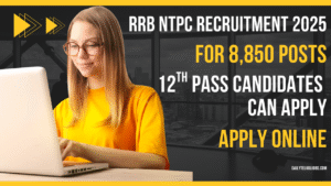 RRB NTPC Recruitment 2025 – Apply Online for 8,850 Station Master, Clerk & Ticket Clerk Vacancies